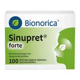 SINUPRET forte dengtos tabletės, 100 vnt