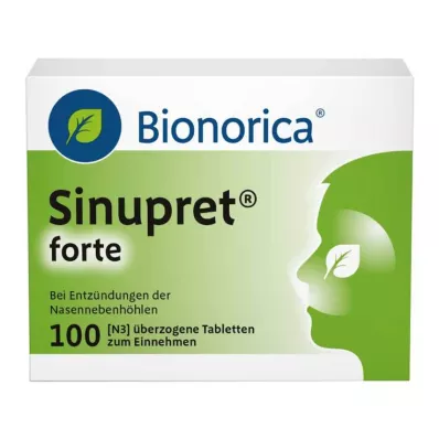 Sinupret forte dengtos tabletės, 100 vnt Sinupret forte dengtos tabletės, 100 vnt