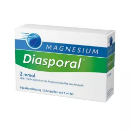 MAGNESIUM Diasporal® 2 mmol injekcinis tirpalas, 5X5 ml
