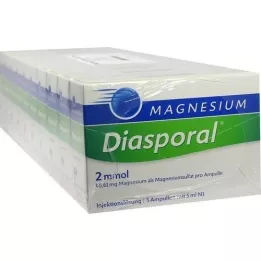 MAGNESIUM DIASPORAL 2 mmol ampulės, 50X5 ml