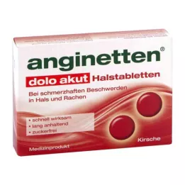 ANGINETTEN dolo akut gerklės tabletės, 24 vnt