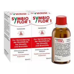 SYMBIOFLOR 1 suspensija, 2X50 ml