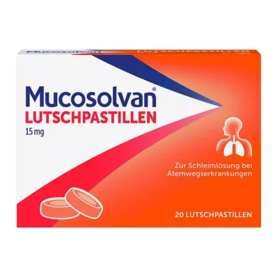 Mucosolvan pastilės, 20 vnt Mucosolvan pastilės, 20 vnt