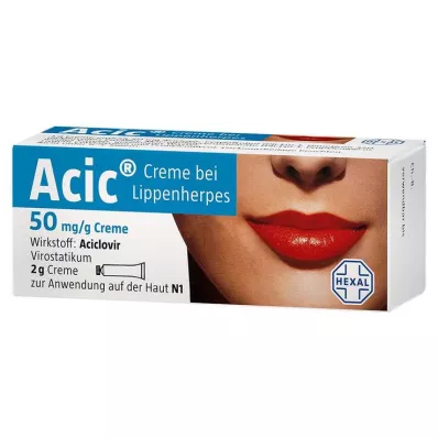 Acic kremas nuo lūpų pūslelinės, 2 g Acic kremas nuo lūpų pūslelinės, 2 g