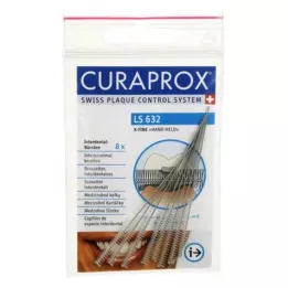 CURAPROX LS 632 Ypač plonas tarpdančių šepetėlis, 8 vnt