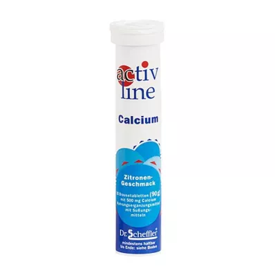 ACTIVLINE Kalcio citrinos putojančios tabletės, 20 vnt