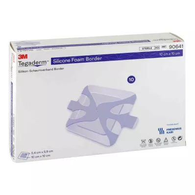 TEGADERM Silikoninės putos FK 10x10 cm, 10 vnt