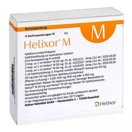 HELIXOR M serijos pakuotė IV Ampulės, 4X7 vnt