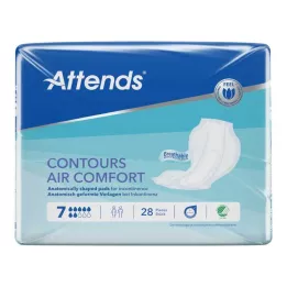 ATTENDS Contours Air Comfort 7 nauji šablonai, 28 vnt