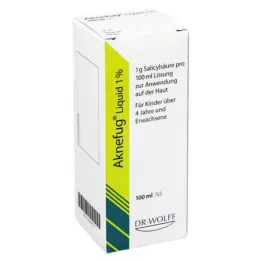 AKNEFUG skystas 1 % tirpalas, 100 ml