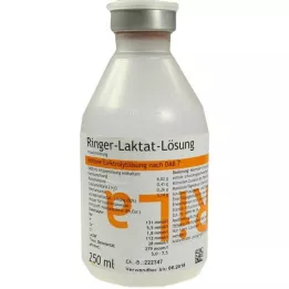 RINGER LAKTAT Plastikinis tirpalas, 250 ml