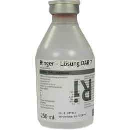 RINGER LÖSUNG DAB 7 plastikiniai, 250 ml