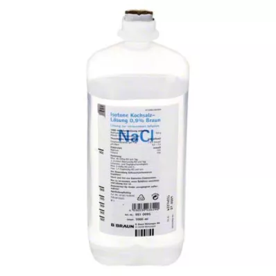 Druskos tirpalas 0,9% Ecoflac Plus, 1000 ml