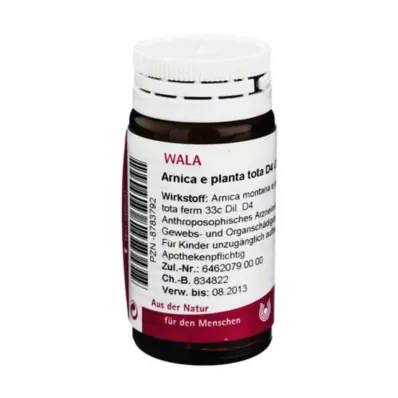 Arnica E Planta tota D 4 rutuliukai, 20 g