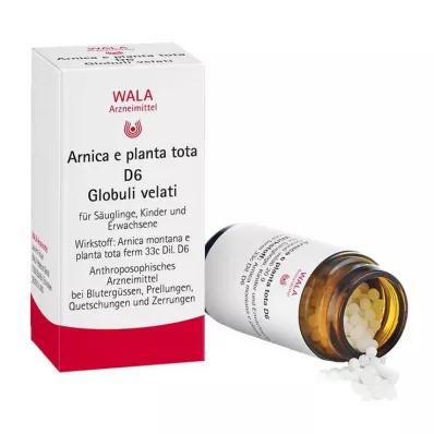 Arnica E Planta tota D 6 rutuliukai, 20 g Arnica E Planta tota D 6 rutuliukai, 20 g
