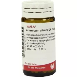 ARSENICUM ALBUM D 6 rutuliukai, 20 g