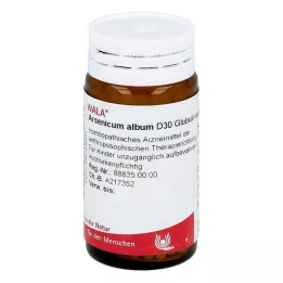 ARSENICUM ALBUM D 30 rutuliukų, 20 g