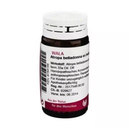ATROPA belladonna ex Herba D 6 rutuliukai, 20 g