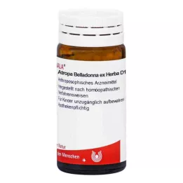 ATROPA belladonna ex Herba D 10 rutuliukų, 20 g