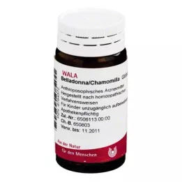 BELLADONNA CHAMOMILLA Rutuliukai, 20 g