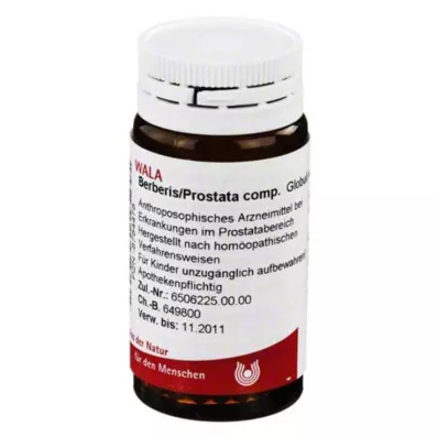 Berberis / prostatos komp.Rutuliukai, 20 g Berberis / prostatos komp.Rutuliukai, 20 g