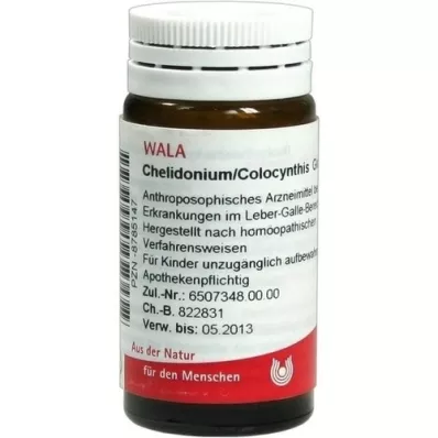 CHELIDONIUM/COLOCYNTHIS Rutuliukai, 20 g