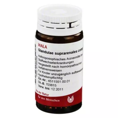 GLANDULAE SUPRARENALES komp. rutuliukai, 20 g