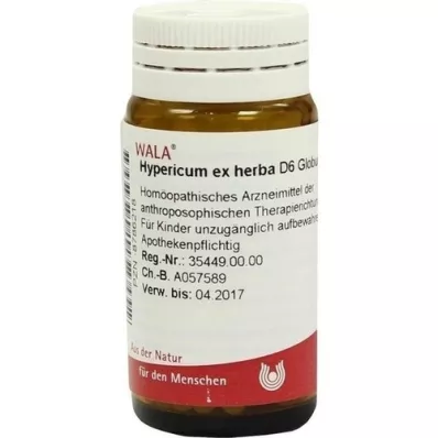 HYPERICUM EX Herba D 6 rutuliukai, 20 g