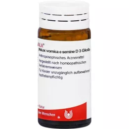 NUX VOMICA E sperma D 3 rutuliukai, 20 g