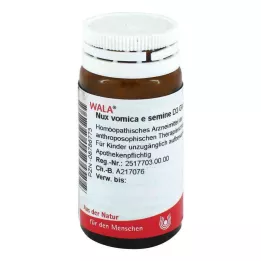 NUX VOMICA E sperma D 3 rutuliukai, 20 g