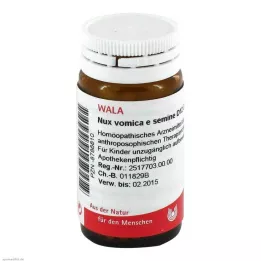 NUX VOMICA E sperma D 12 rutuliukų, 20 g