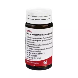 NUX VOMICA/NICOTIANA komp. rutuliukai, 20 g