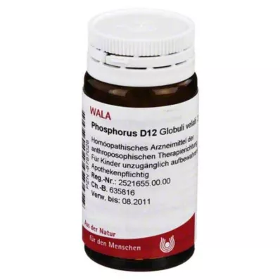 Fosforas D 12 rutuliukų, 20 g