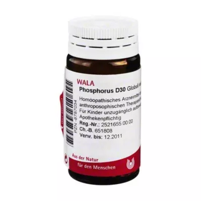 Fosforas D 30 rutuliukų, 20 g