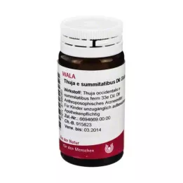 THUJA E SUMMITATIBUS D 6 rutuliukai, 20 g
