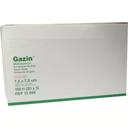 GAZIN Marlės komp. 7,5x7,5 cm sterilus 12x medium, 20X5 vnt