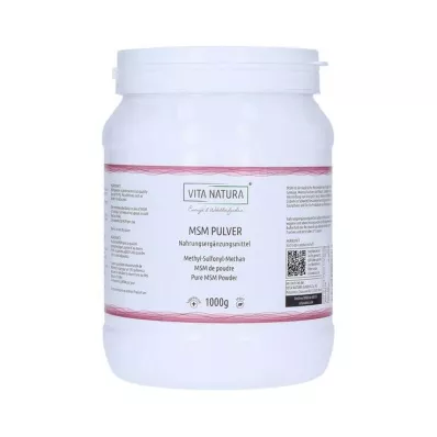 MSM Milteliai Metilsulfonilmetano milteliai, 1000 g