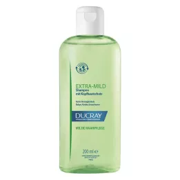 DUCRAY EXTRA MILD Biologiškai suyrantis šampūnas, 200 ml