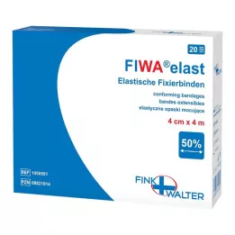 FIXIERBINDE elastinė guma 4 cmx4 m laisva, 1X20 vnt