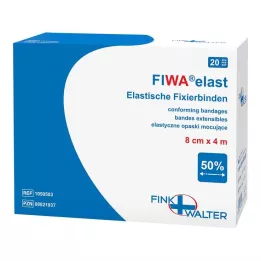 FIXIERBINDE 8 cmx4 m elastinė guma, 1X20 vnt