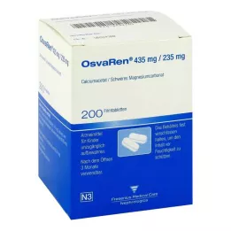 OSVAREN Plėvele dengtos tabletės, 200 vnt