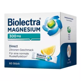 BIOLECTRA Magnis 300 mg Direct Lemon Sticks, 60 vnt