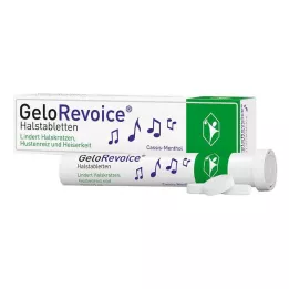 GELOREVOICE Gerklės tabletės Cassis-Menthol Lut. tabs, 20 vnt