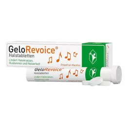 GELOREVOICE Gerklės pastilės Grapefruit-Menthol Lut., 20 vnt