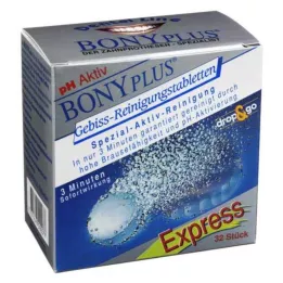 BONYPLUS Valomosios putojančios tabletės, 32 vnt