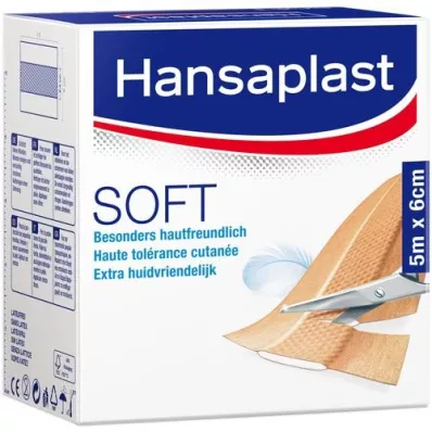 HANSAPLAST Minkštas gipsas 6 cmx5 m ritinėlis, 1 vnt