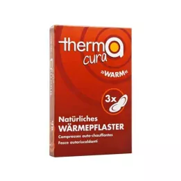 THERMACURA Šilti pleistrai, 3 vnt