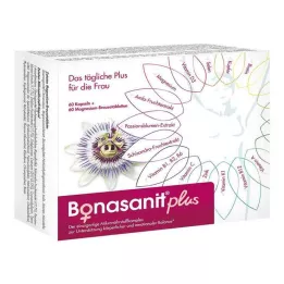 BONASANIT plius 60 kapsulių/60 skrudinimo tablečių kombinuotoji pakuotė, 1 vnt