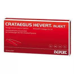 CRATAEGUS HEVERT injekcinės ampulės, 10 vnt