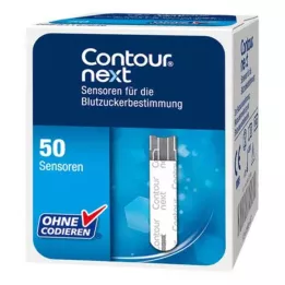CONTOUR Next Sensors testų juostelės, 50 vnt